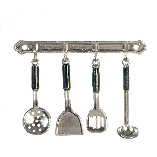 Utensils On Rack/Silver/5